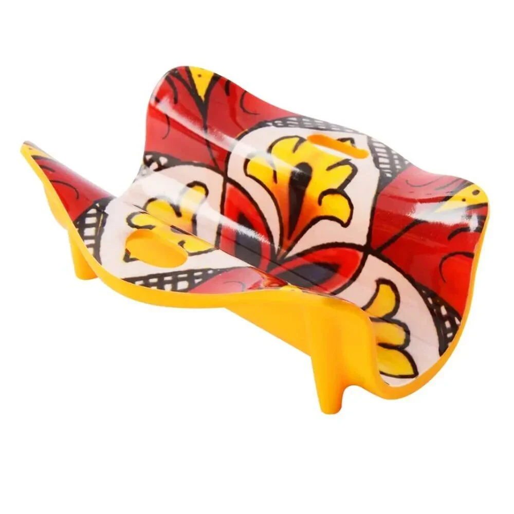 Prepara Taco Holder Singles Yellow Flora- Lot of 8 Fiesta